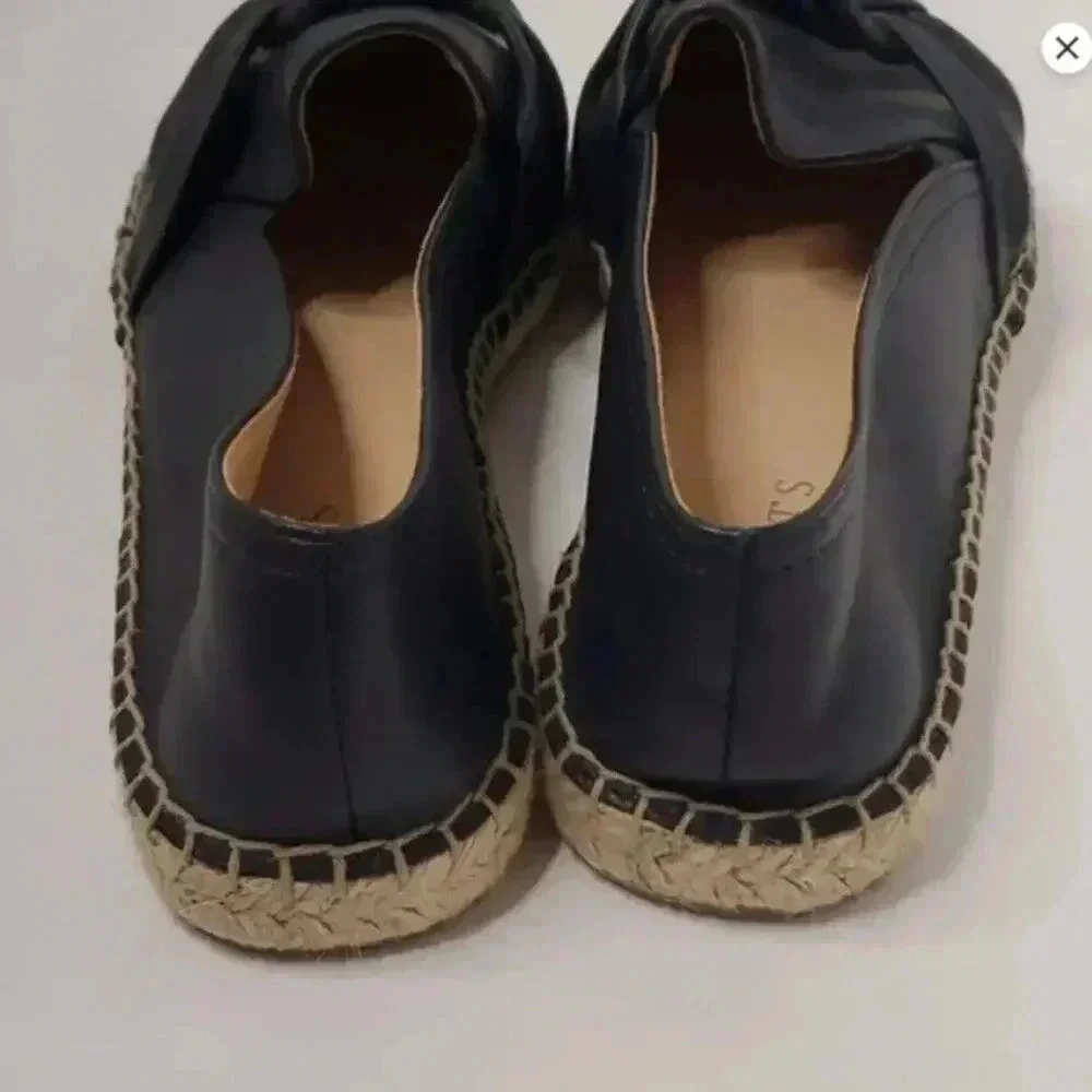 Talbots IZZY KNOT NAPPA ESPADRILLES Size 6.5